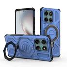 For Motorola Edge 60 Fusion 5G Global J-20 Solid Color MagSafe Magnetic TPU+PC Phone Case(Blue) - 1