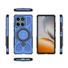 For Motorola Edge 60 Fusion 5G Global J-20 Solid Color MagSafe Magnetic TPU+PC Phone Case(Blue) - 2