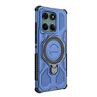 For Motorola Edge 60 Fusion 5G Global J-20 Solid Color MagSafe Magnetic TPU+PC Phone Case(Blue) - 3