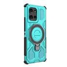 For Motorola Edge 50 5G Global J-20 Solid Color MagSafe Magnetic TPU+PC Phone Case(Lake Blue) - 3