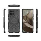 For Motorola Edge 50 5G Global J-20 Solid Color MagSafe Magnetic TPU+PC Phone Case(Black) - 2
