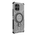 For Motorola Edge 50 5G Global J-20 Solid Color MagSafe Magnetic TPU+PC Phone Case(Grey) - 3