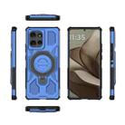 For Motorola Edge 50 5G Global J-20 Solid Color MagSafe Magnetic TPU+PC Phone Case(Blue) - 2