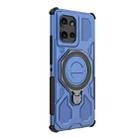For Motorola Edge 50 5G Global J-20 Solid Color MagSafe Magnetic TPU+PC Phone Case(Blue) - 3