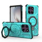For Motorola Edge 60 Pro 5G J-20 Solid Color MagSafe Magnetic TPU+PC Phone Case(Lake Blue) - 1