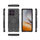 For Motorola Edge 60 Pro 5G J-20 Solid Color MagSafe Magnetic TPU+PC Phone Case(Black) - 2