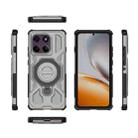For Motorola Edge 60 Pro 5G J-20 Solid Color MagSafe Magnetic TPU+PC Phone Case(Grey) - 2