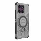 For Motorola Edge 60 Pro 5G J-20 Solid Color MagSafe Magnetic TPU+PC Phone Case(Grey) - 3