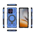 For Motorola Edge 60 Pro 5G J-20 Solid Color MagSafe Magnetic TPU+PC Phone Case(Blue) - 2
