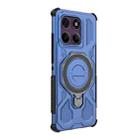 For Motorola Edge 60 Pro 5G J-20 Solid Color MagSafe Magnetic TPU+PC Phone Case(Blue) - 3