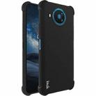 For Nokia 8.3 5G IMAK All-inclusive Shockproof Airbag TPU Case with Screen Protector(Matte Black) - 1