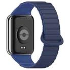 For Xiaomi Smart Band 9 Pro / Redmi Watch 5 Two Color Magnetic Silicone Watch Band(Navy Blue Dark Blue) - 2