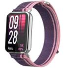 For Xiaomi Smart Band 9 Pro / Redmi Watch 5 Nylon Loop Hook and Loop Fastener Watch Band(Purple) - 1