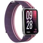 For Xiaomi Smart Band 9 Pro / Redmi Watch 5 Nylon Loop Hook and Loop Fastener Watch Band(Purple) - 2
