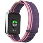 For Xiaomi Smart Band 9 Pro / Redmi Watch 5 Nylon Loop Hook and Loop Fastener Watch Band(Purple) - 3