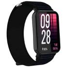 For Xiaomi Smart Band 9 Pro / Redmi Watch 5 Nylon Loop Hook and Loop Fastener Watch Band(Dark Black) - 2