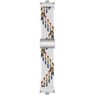 For Xiaomi Smart Band 9 Pro / Redmi Watch 5 Braided Loop Magnetic Buckle Watch Band(White Rainbow) - 3