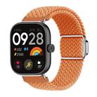 For Xiaomi Smart Band 9 Pro / Redmi Watch 5 Braided Loop Magnetic Buckle Watch Band(Orange) - 1