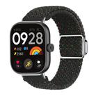 For Xiaomi Smart Band 9 Pro / Redmi Watch 5 Braided Loop Magnetic Buckle Watch Band(Colorful Black) - 1