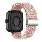 For Xiaomi Smart Band 9 Pro / Redmi Watch 5 Braided Loop Magnetic Buckle Watch Band(Pink Sand) - 2