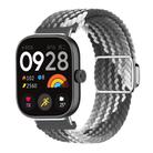 For Xiaomi Smart Band 9 Pro / Redmi Watch 5 Braided Loop Magnetic Buckle Watch Band(Dark Chocolate) - 1