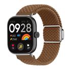For Xiaomi Smart Band 9 Pro / Redmi Watch 5 Braided Loop Magnetic Buckle Watch Band(Brown) - 1