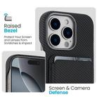 For iPhone 14 Pro Max Carbon Fiber MagSafe Magnetic Card Holder Phone Case(Black) - 3