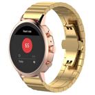 18mm xDfind One-bead Bamboo Solid Stainless Steel Watch Band(Gold) - 1