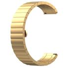 18mm xDfind One-bead Bamboo Solid Stainless Steel Watch Band(Gold) - 2