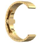 18mm xDfind One-bead Bamboo Solid Stainless Steel Watch Band(Gold) - 3