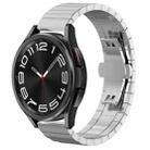 20mm xDfind One-bead Bamboo Solid Stainless Steel Watch Band(Silver) - 1