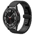 20mm xDfind One-bead Bamboo Solid Stainless Steel Watch Band(Black) - 1