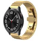 20mm xDfind One-bead Bamboo Solid Stainless Steel Watch Band(Gold) - 1