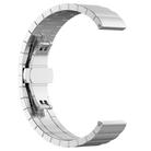 22mm xDfind One-bead Bamboo Solid Stainless Steel Watch Band(Silver) - 3