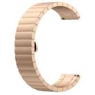 22mm xDfind One-bead Bamboo Solid Stainless Steel Watch Band(Rose Gold) - 2