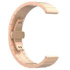 22mm xDfind One-bead Bamboo Solid Stainless Steel Watch Band(Rose Gold) - 3
