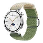18mm Woven Splicing Color Magnetic Silver Buckle Watch Band(Starlight Cactus) - 1