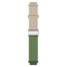 18mm Woven Splicing Color Magnetic Silver Buckle Watch Band(Starlight Cactus) - 3