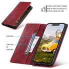 For Motorola Edge 60 Pro TTUDRCH RFID Retro Texture Magnetic Leather Phone Case(Red) - 4