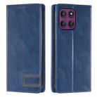 For Motorola Edge 60 Pro TTUDRCH RFID Retro Texture Magnetic Leather Phone Case(Blue) - 2