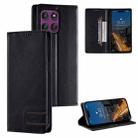 For Motorola Edge 60 Pro TTUDRCH RFID Retro Texture Magnetic Leather Phone Case(Black) - 1