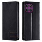 For Motorola Edge 60 Pro TTUDRCH RFID Retro Texture Magnetic Leather Phone Case(Black) - 2