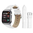 For Huawei Watch D2 22mm xDfind Bamboo Texture Pin Buckle Leather Watch Band(White) - 1