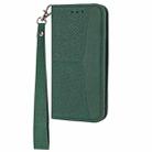 For Samsung Galaxy A07 4G / A06 4G Woven Texture Stitching Magnetic Leather Phone Case(Green) - 2