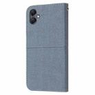 For Samsung Galaxy A07 4G / A06 4G Woven Texture Stitching Magnetic Leather Phone Case(Grey) - 3