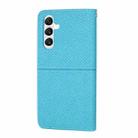 For Samsung Galaxy A17 5G / A26 5G Woven Texture Stitching Magnetic Leather Phone Case(Blue) - 3