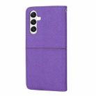 For Samsung Galaxy A17 5G / A26 5G Woven Texture Stitching Magnetic Leather Phone Case(Purple) - 3