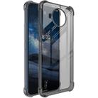 For Nokia 8.3 5G IMAK All-inclusive Shockproof Airbag TPU Case with Screen Protector(Transparent Black) - 1