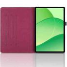 For OPPO Pad SE Tree Life Embossed Rotation Leather Tablet Case(Red) - 3