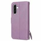 For Samsung Galaxy A17 5G / A26 5G Oil Skin Zipper Wallet Leather Phone Case(Purple) - 3
